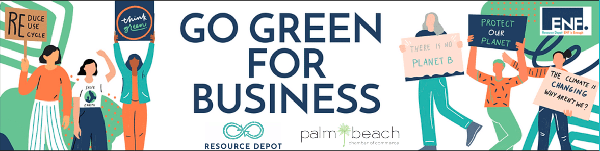 go green website banner